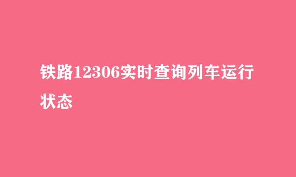 铁路12306实时查询列车运行状态
