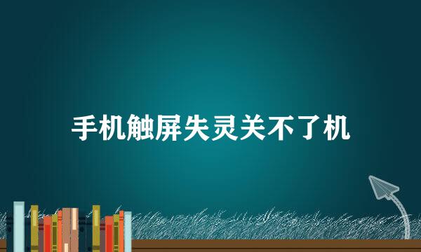 手机触屏失灵关不了机