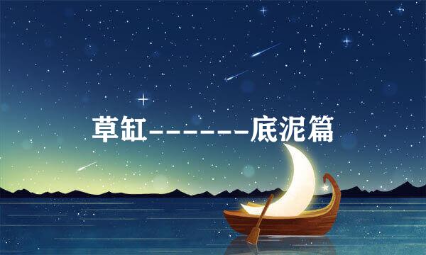 草缸------底泥篇