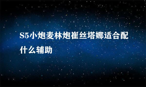 S5小炮麦林炮崔丝塔娜适合配什么辅助