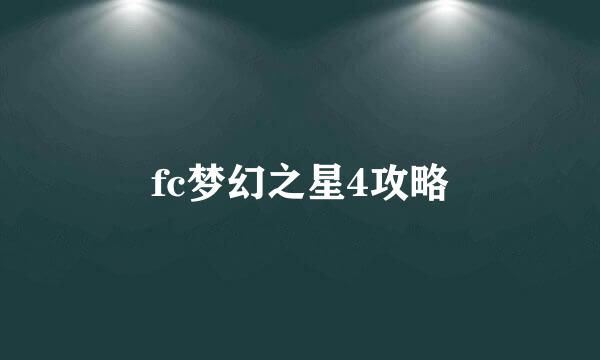 fc梦幻之星4攻略