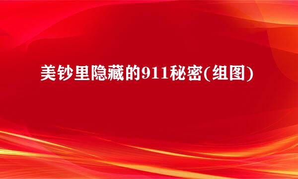 美钞里隐藏的911秘密(组图)