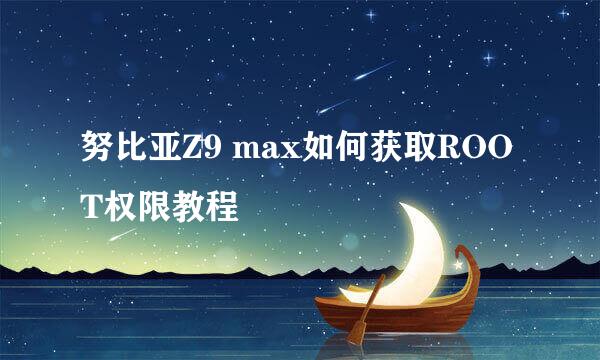 努比亚Z9 max如何获取ROOT权限教程