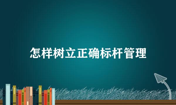 怎样树立正确标杆管理