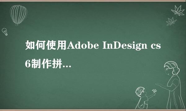 如何使用Adobe InDesign cs6制作拼图背景效果