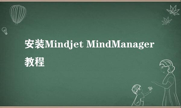 安装Mindjet MindManager教程