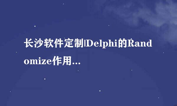 长沙软件定制|Delphi的Randomize作用与使用方法