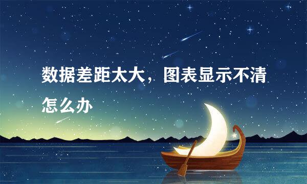 数据差距太大，图表显示不清怎么办