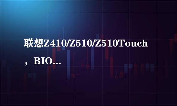 联想Z410/Z510/Z510Touch，BIOS设置U盘启动教程