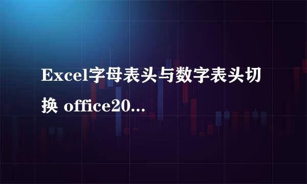 Excel字母表头与数字表头切换 office2010为例