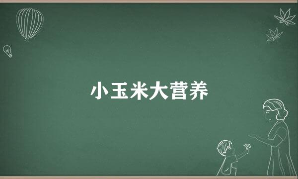 小玉米大营养