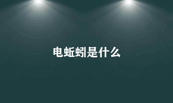 电蚯蚓是什么