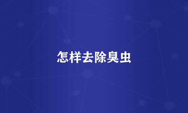 怎样去除臭虫