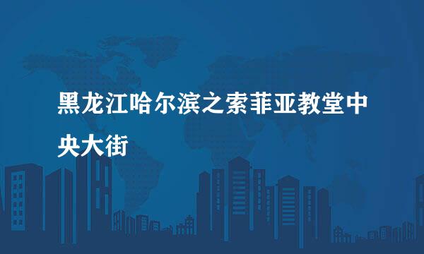 黑龙江哈尔滨之索菲亚教堂中央大街
