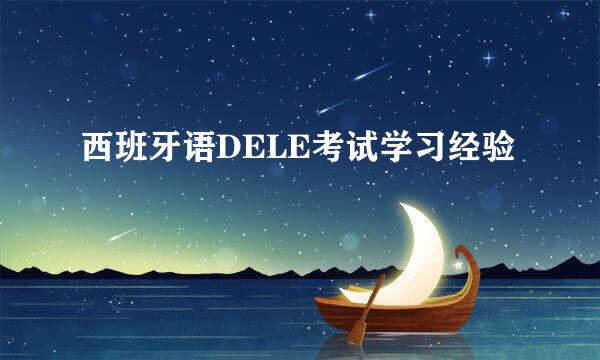 西班牙语DELE考试学习经验