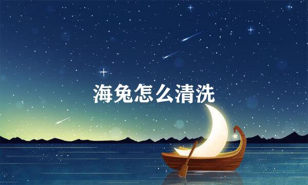 海兔怎么清洗