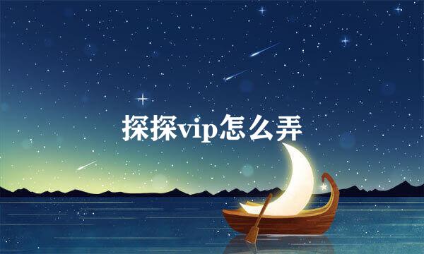 探探vip怎么弄